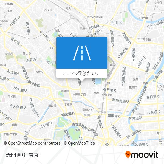 赤門通り地図