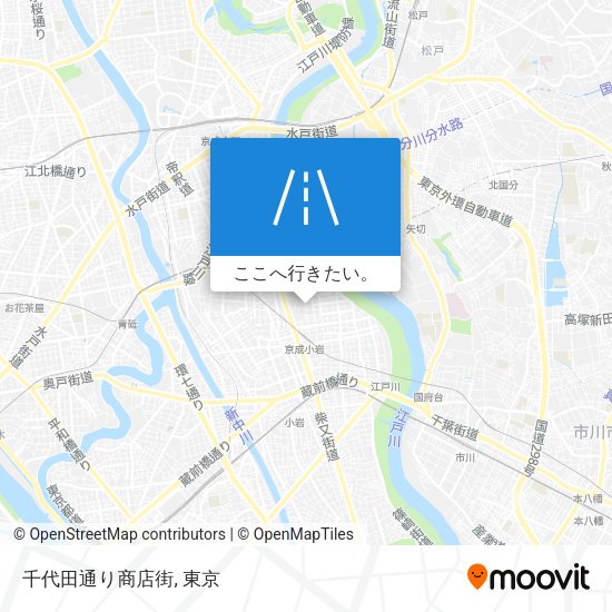 千代田通り商店街地図