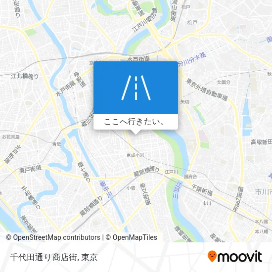 千代田通り商店街地図
