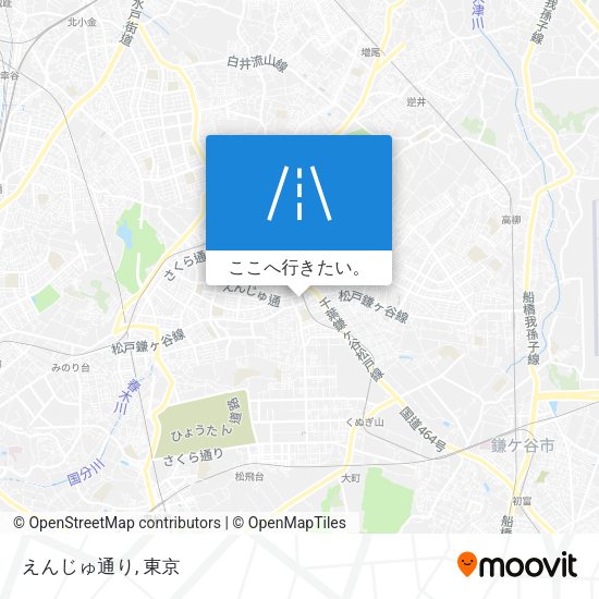 えんじゅ通り地図