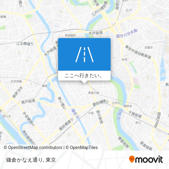 鎌倉かなえ通り地図