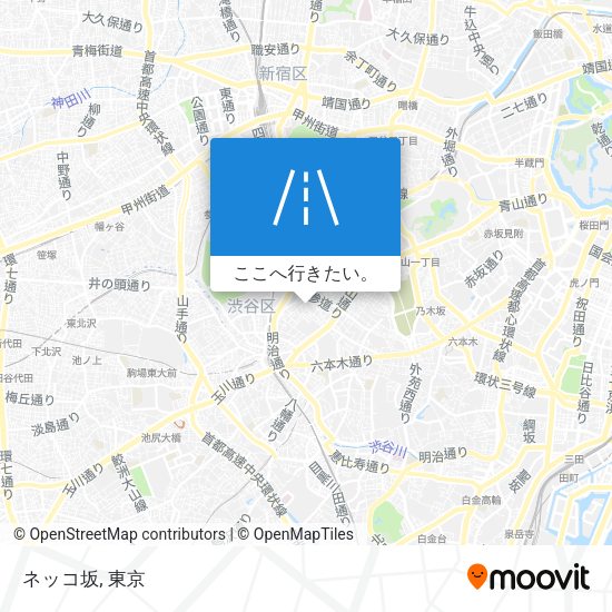 ネッコ坂地図