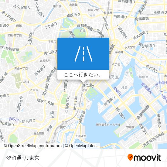 汐留通り地図