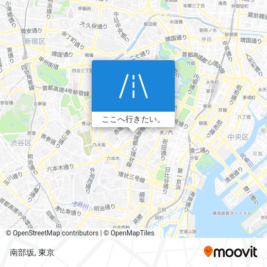 南部坂地図