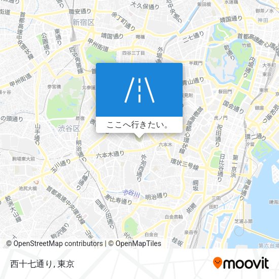 西十七通り地図
