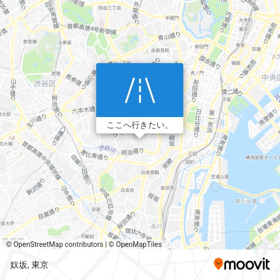 奴坂地図