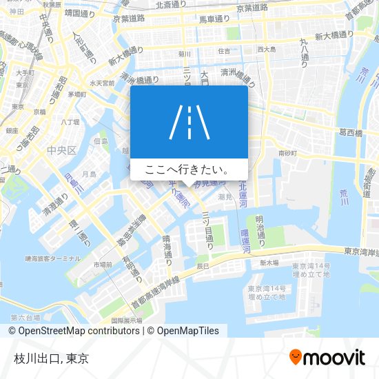 枝川出口地図