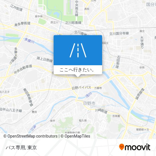 バス専用地図