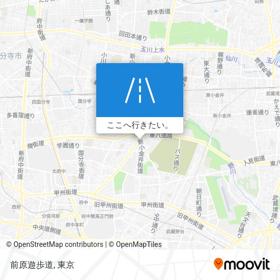 前原遊歩道地図