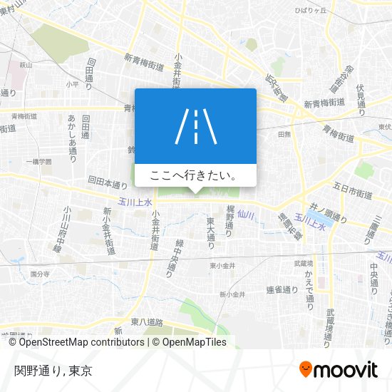 関野通り地図