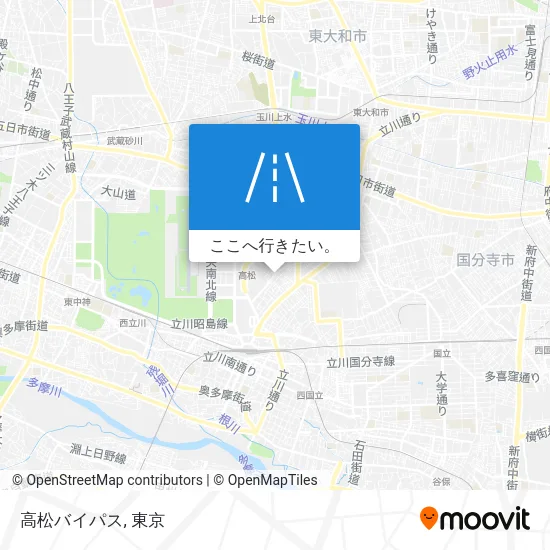 高松バイパス地図