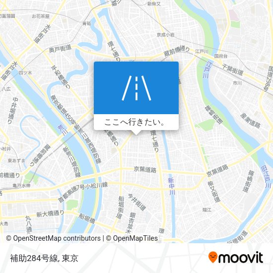 補助284号線地図