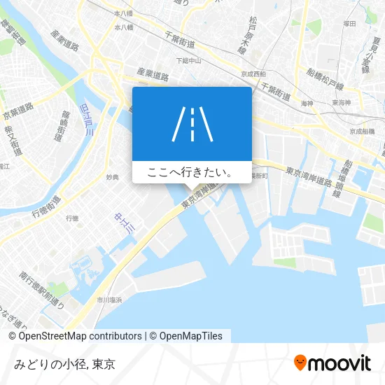 みどりの小径地図