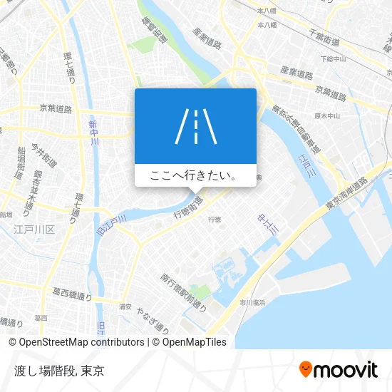 渡し場階段地図