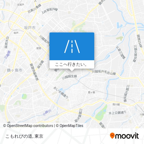 こもれびの道地図