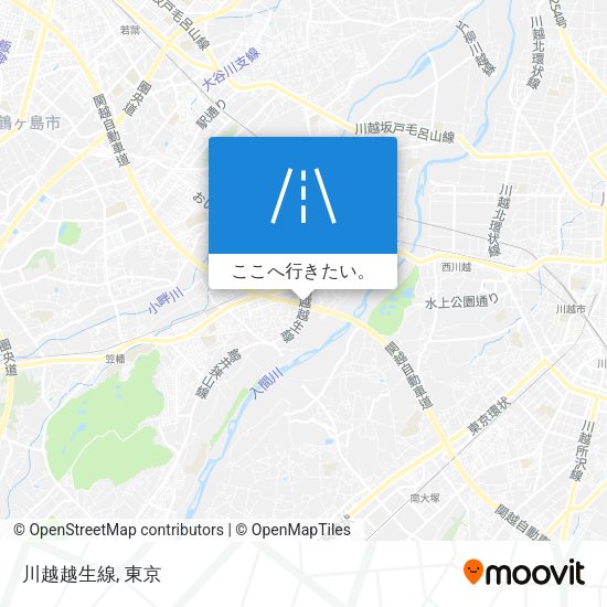川越越生線地図
