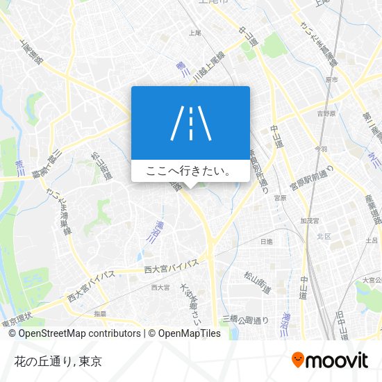 花の丘通り地図