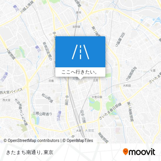きたまち南通り地図