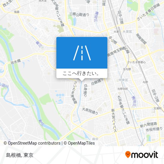 島根橋地図