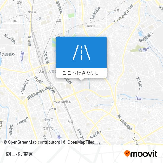 朝日橋地図