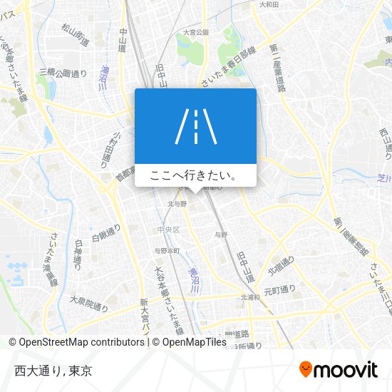 西大通り地図