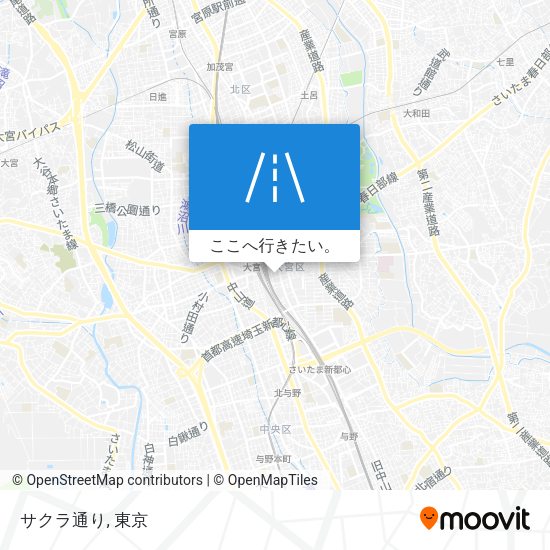 サクラ通り地図