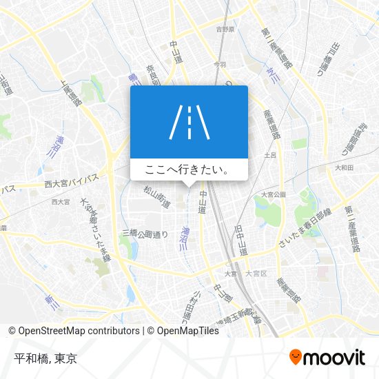 平和橋地図