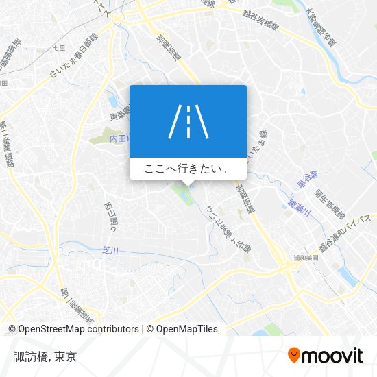 諏訪橋地図