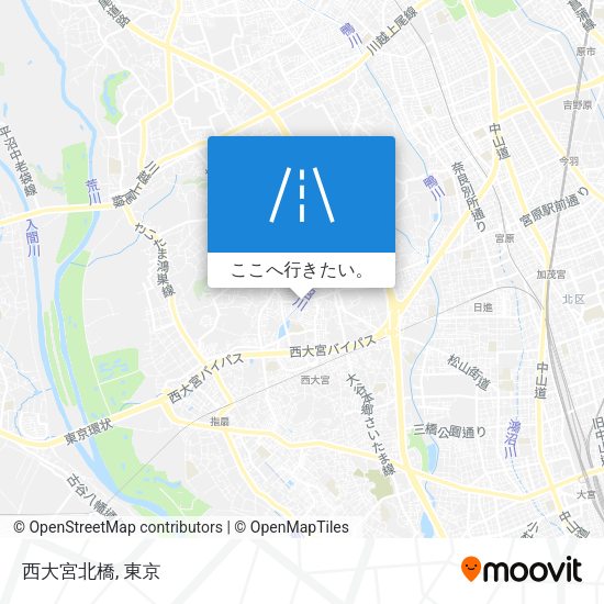 西大宮北橋地図