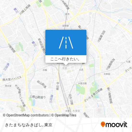 きたまちなみきばし地図