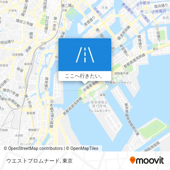 ウエストプロムナード地図