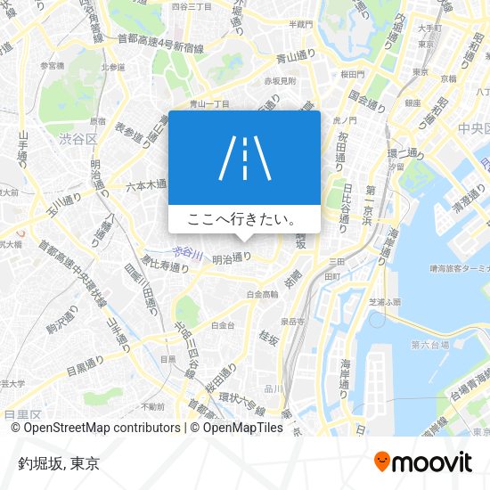 釣堀坂地図
