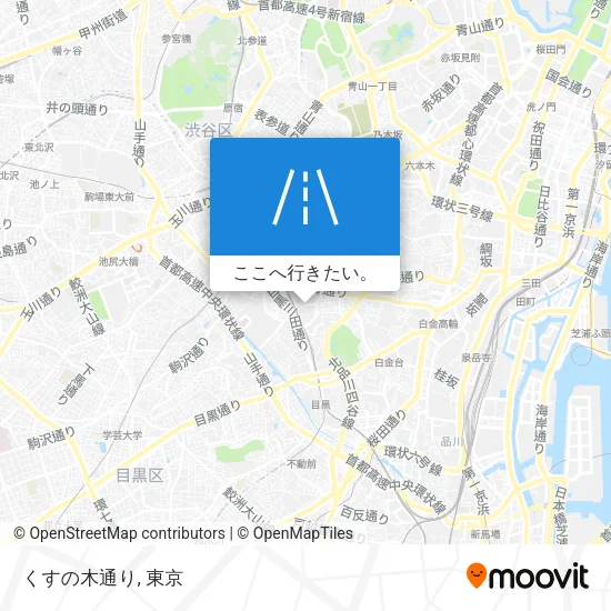 くすの木通り地図
