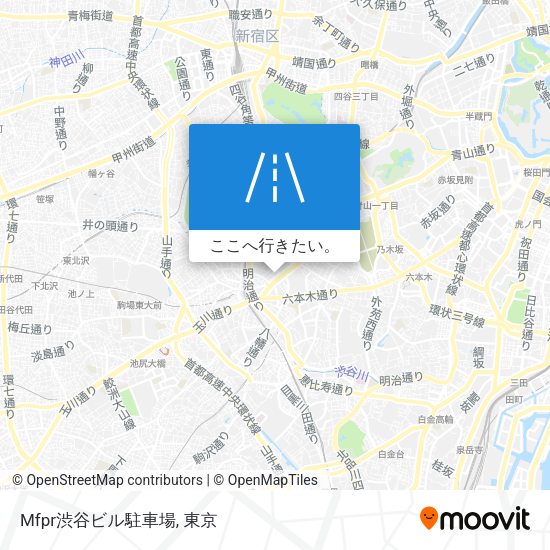 Mfpr渋谷ビル駐車場地図