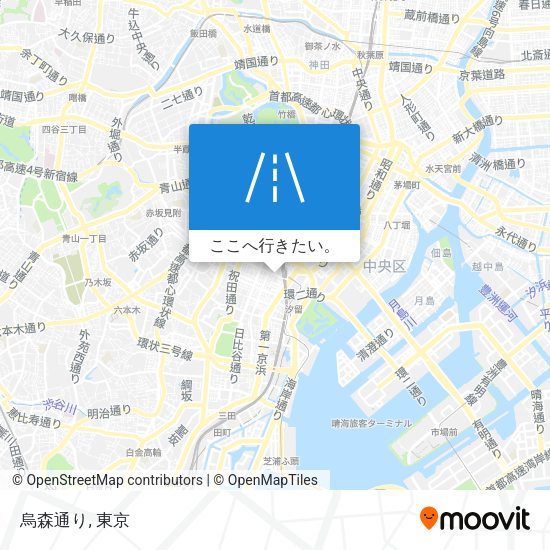 烏森通り地図