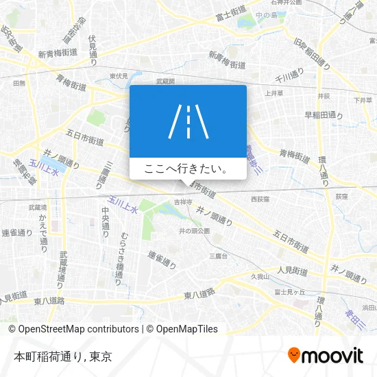 本町稲荷通り地図