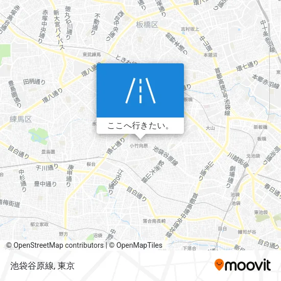 池袋谷原線地図