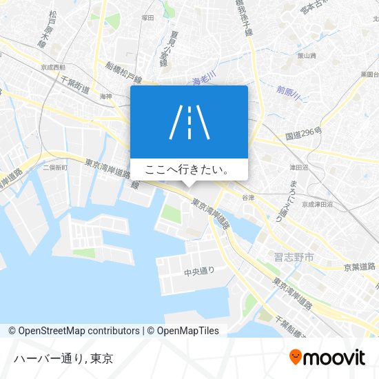 ハーバー通り地図
