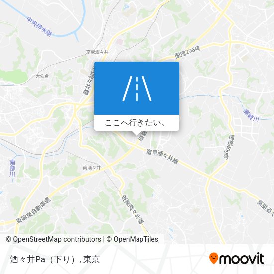 酒々井Pa（下り）地図