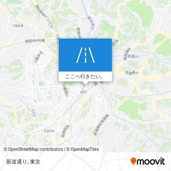 新道通り地図