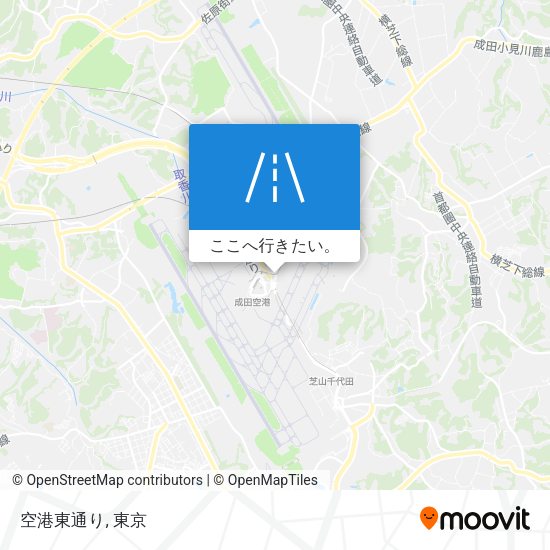 空港東通り地図
