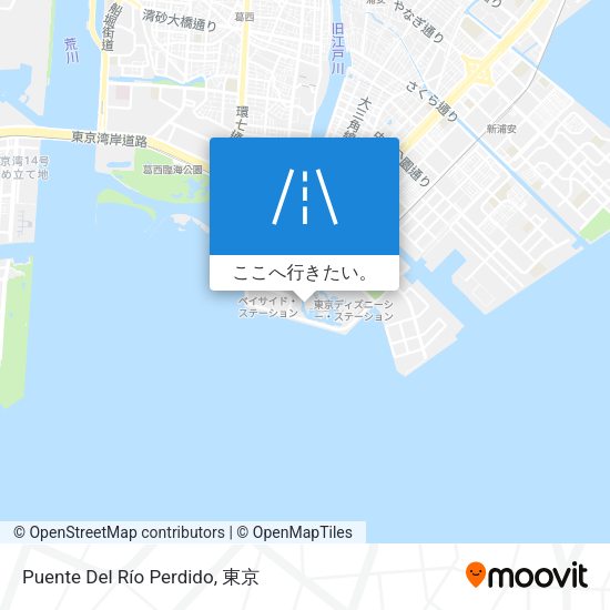 Puente Del Río Perdido地図