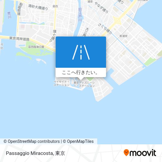 Passaggio Miracosta地図