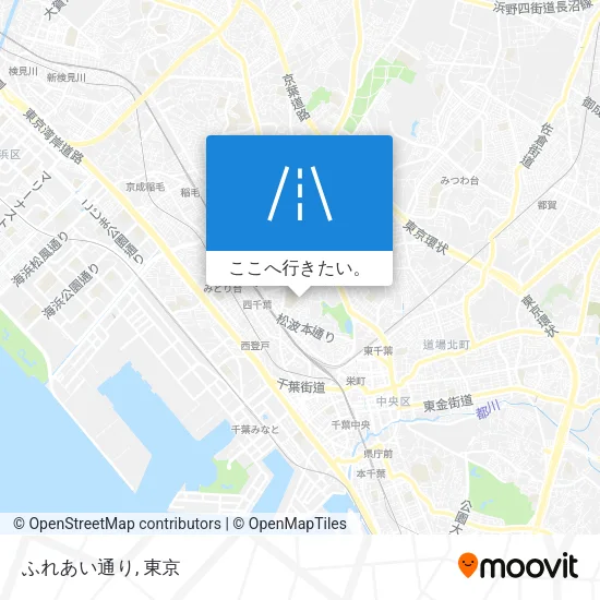 ふれあい通り地図