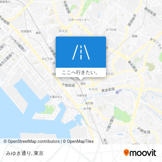みゆき通り地図