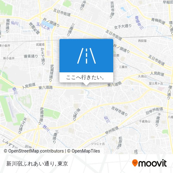 新川宿ふれあい通り地図