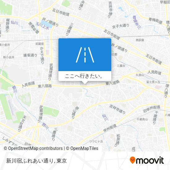 新川宿ふれあい通り地図