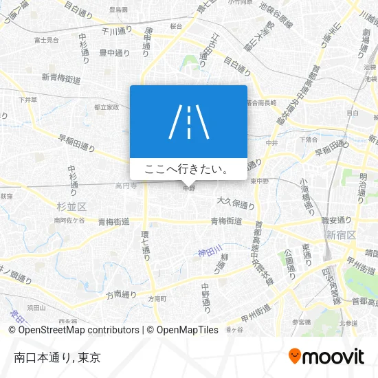 南口本通り地図
