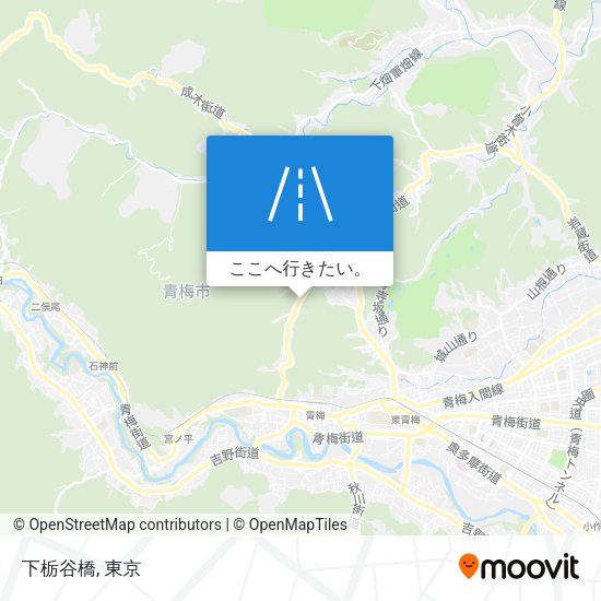 下栃谷橋地図