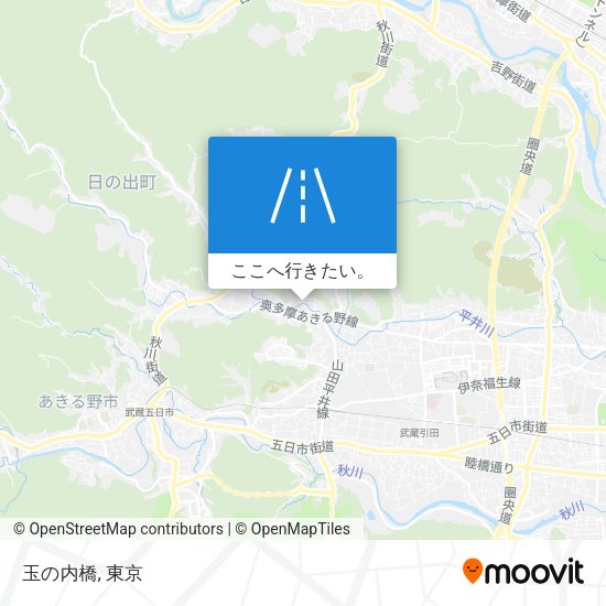玉の内橋地図